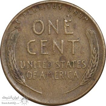 سکه 1 سنت 1957D لینکلن - EF40 - آمریکا