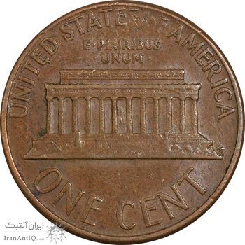 سکه 1 سنت 1974D لینکلن - EF45 - آمریکا