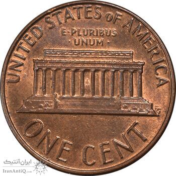 سکه 1 سنت 1976D لینکلن - MS61 - آمریکا