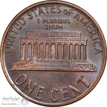 سکه 1 سنت 1988 لینکلن - AU55 - آمریکا