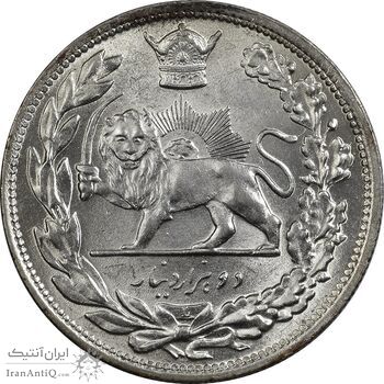 سکه 2000 دینار 1306L تصویری - MS65 - رضا شاه سکه 2000 دینار 1306L تصویری - MS65 - رضا شاه