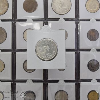 سکه 2000 دینار 1306L تصویری - MS65 - رضا شاه سکه 2000 دینار 1306L تصویری - MS65 - رضا شاه