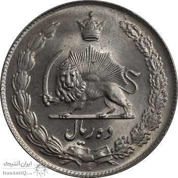 سکه 10 ریال 1338 - MS64 - محمد رضا شاه سکه 10 ریال 1338 - MS64 - محمد رضا شاه