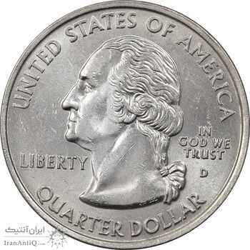سکه کوارتر دلار 2006D ایالتی (نوادا) - MS62 - آمریکا