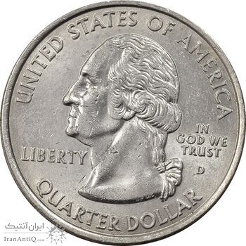 سکه کوارتر دلار 2007P ایالتی (وایومینگ) - MS62 - آمریکا