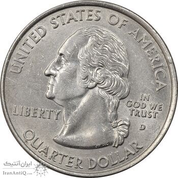 سکه کوارتر دلار 2007D ایالتی (وایومینگ) - AU58 - آمریکا