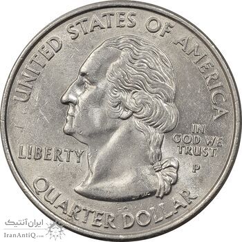 سکه کوارتر دلار 2000P ایالتی (ماساچوست) - MS62 - آمریکا
