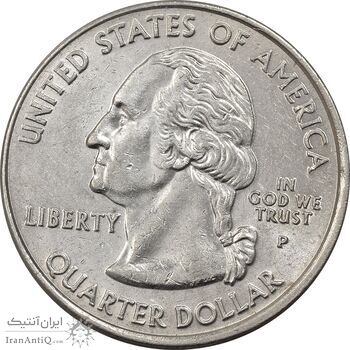 سکه کوارتر دلار 2007P ایالتی (مونتانا) - MS62 - آمریکا