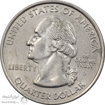 سکه کوارتر دلار 2007D ایالتی (مونتانا) - AU58 - آمریکا