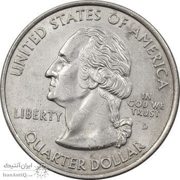 سکه کوارتر دلار 2008D ایالتی (آلاسکا) - AU55 - آمریکا