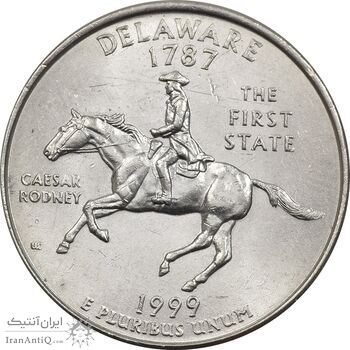 سکه کوارتر دلار 1999P ایالتی (دلاویر) - MS63 - آمریکا