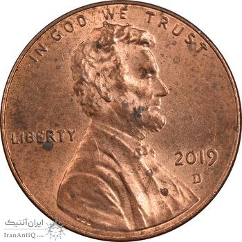 سکه 1 سنت 2019D لینکلن - MS61 - آمریکا