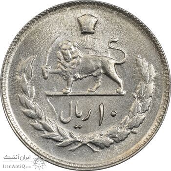 سکه 10 ریال 2535 - MS61 - محمد رضا شاه سکه 10 ریال 2535 - MS61 - محمد رضا شاه