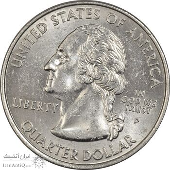 سکه کوارتر دلار 2008P ایالتی (هاوایی) - MS61 - آمریکا