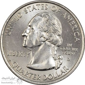 سکه کوارتر دلار 2002D ایالتی (میسیسیپی) - MS63 - آمریکا