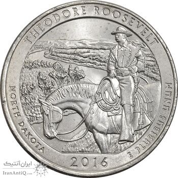 سکه کوارتر دلار 2016P (پارک ملی تئودور روزولت) - MS63 - آمریکا