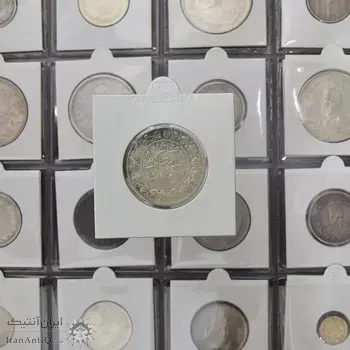 سکه 2000 دینار 1306 خطی - MS63 - رضا شاه