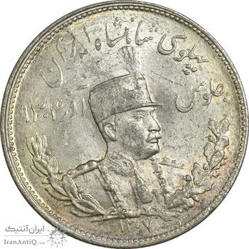 سکه 2000 دینار 1307 - MS63 - رضا شاه سکه 2000 دینار 1307 - MS63 - رضا شاه