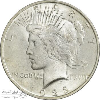 سکه یک دلار 1923 صلح - MS64 - آمریکا