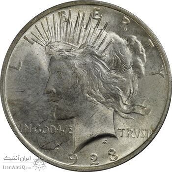 سکه یک دلار 1923 صلح - MS64 - آمریکا