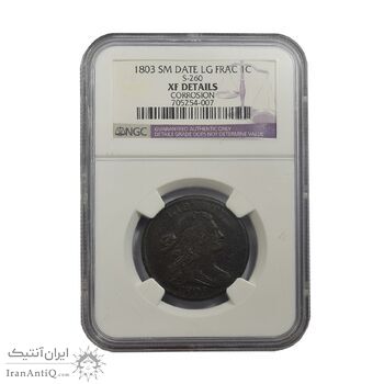 سکه 1 سنت 1803 - XF - آمریکا