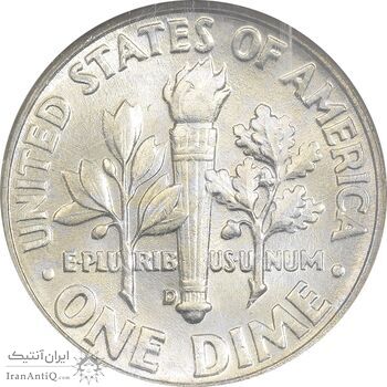 سکه 1 دایم 1959D روزولت - MS66 - آمریکا