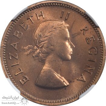 سکه 1/2 پنی 1955 الیزابت دوم - PF65 - آفریقای جنوبی سکه 1/2 پنی 1955 الیزابت دوم - PF65 - آفریقای جنوبی