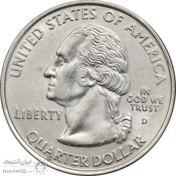 سکه کوارتر دلار 2005D ایالتی (ویرجینیای غربی) - MS61 - آمریکا