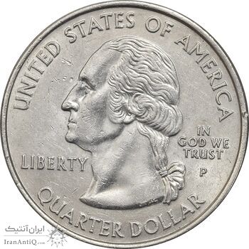 سکه کوارتر دلار 2005P ایالتی (ویرجینیای غربی) - AU58 - آمریکا