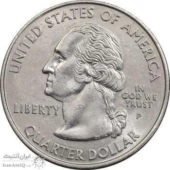 سکه کوارتر دلار 2005P ایالتی (ویرجینیای غربی) - AU58 - آمریکا