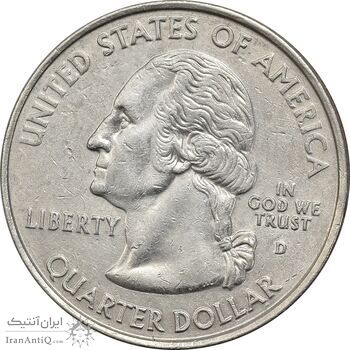 سکه کوارتر دلار 2005D ایالتی (ویرجینیای غربی) - AU55 - آمریکا