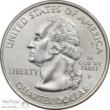 سکه کوارتر دلار 2007D ایالتی (واشنگتن) - AU58 - آمریکا