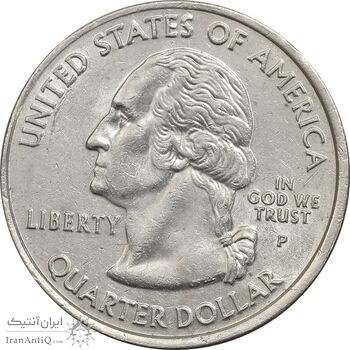 سکه کوارتر دلار 2007P ایالتی (واشنگتن) - AU58 - آمریکا