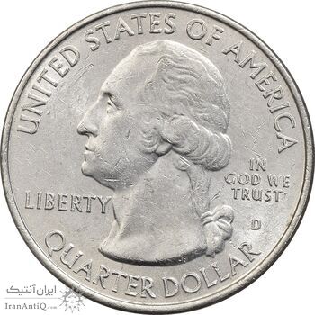 سکه کوارتر دلار 2016D جنگل ملی شاونی - AU58 - آمریکا