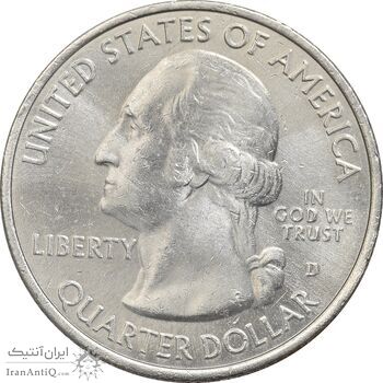 سکه کوارتر دلار 2015D جنگل ملی کیساچی - AU58 - آمریکا