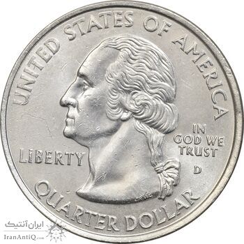 سکه کوارتر دلار 2000D ایالتی (مریلند) - MS62 - آمریکا