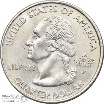 سکه کوارتر دلار 2001P ایالتی (نیویورک) - MS62 - آمریکا