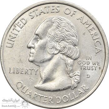 سکه کوارتر دلار 2001D ایالتی (نیویورک) - AU58 - آمریکا