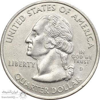 سکه کوارتر دلار 2001D ایالتی (نیویورک) - AU55 - آمریکا