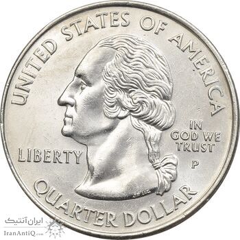 سکه کوارتر دلار 2000P ایالتی (ویرجینیا) - MS63 - آمریکا