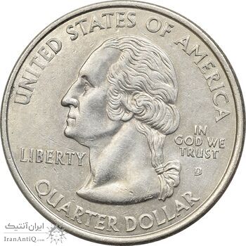 سکه کوارتر دلار 2000D ایالتی (ویرجینیا) - AU55 - آمریکا