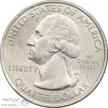 سکه کوارتر دلار 2014P پارک ملی شناندوا - AU58 - آمریکا