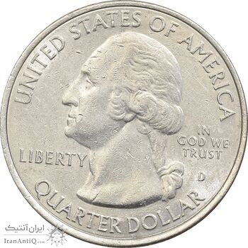 سکه کوارتر دلار 2014D پارک ملی شناندوا - AU58 - آمریکا