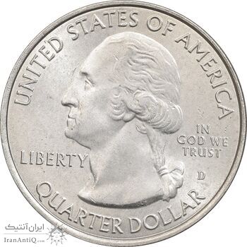 سکه کوارتر دلار 2014D پارک ملی شناندوا - MS61 - آمریکا