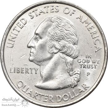 سکه کوارتر دلار 2000P ایالتی (نیوهمشایر) - MS62 - آمریکا