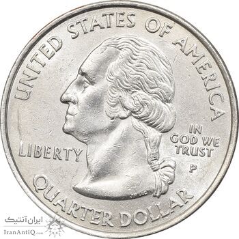 سکه کوارتر دلار 2000P ایالتی (نیوهمشایر) - MS61 - آمریکا