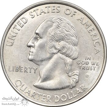 سکه کوارتر دلار 2000D ایالتی (نیوهمشایر) - AU58 - آمریکا