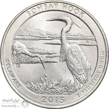 سکه کوارتر دلار 2015P بمبئی هوک - MS62 - آمریکا