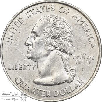 سکه کوارتر دلار 2007P ایالتی (یوتا) - AU58 - آمریکا