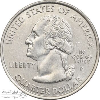 سکه کوارتر دلار 2007D ایالتی (یوتا) - AU55 - آمریکا